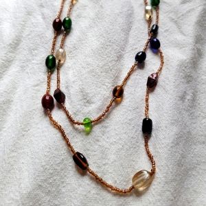 Fall/Autumn Bead Necklace